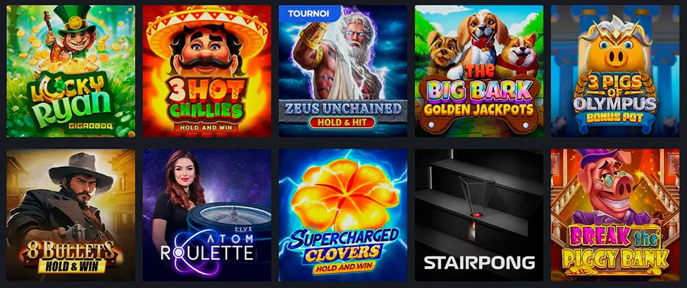 olympe-casino-Les-machines-Ă -sous